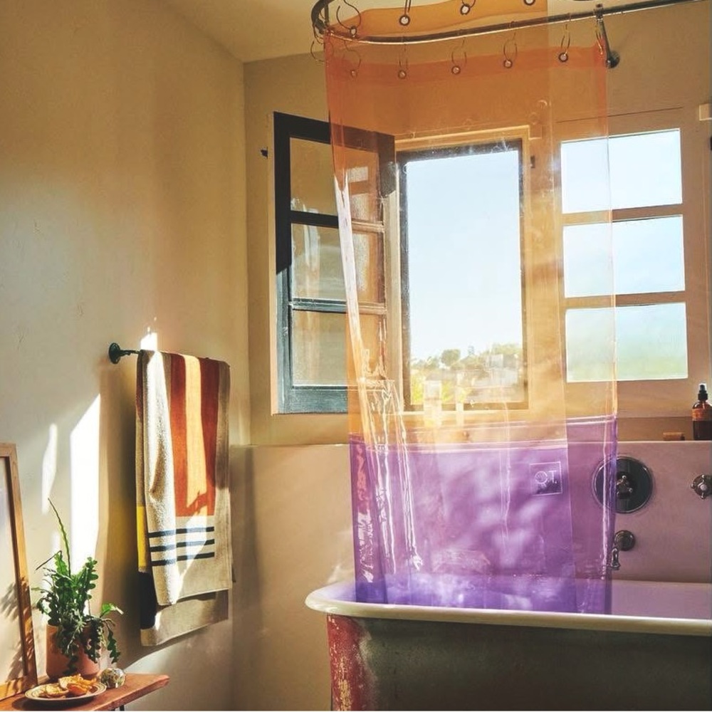 Quiet Town Sun Shower Curtain
